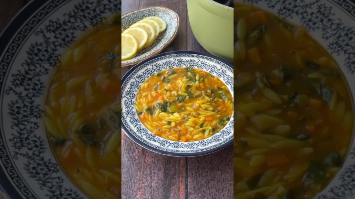 Mediterranean Vegetable Orzo Soup Mediterranean Vegetable Orzo Soup