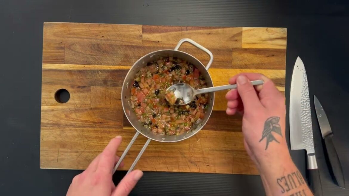 2. Hoofdgerecht: Tomatenrisotto met zeebaars en antiboise