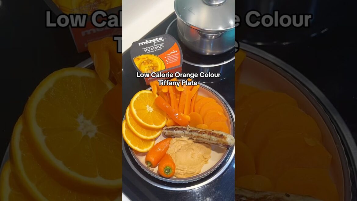 Low Calorie Orange Colour Tiffany Plate Low Calorie Orange Colour Tiffany Plate