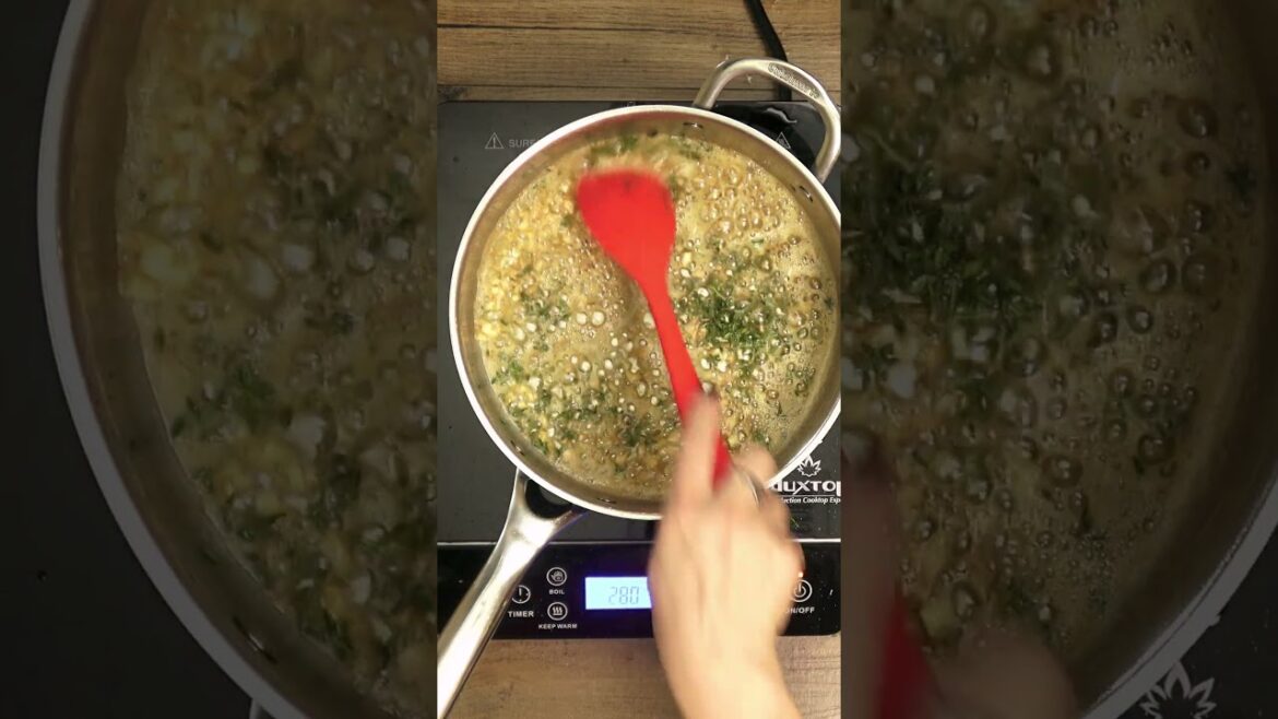 Garlic Parmesan Butter Gnocchi - Recipe in the Description | #shorts