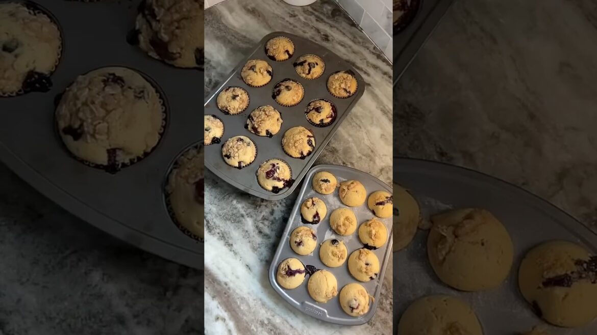 Baking Blueberry Muffins