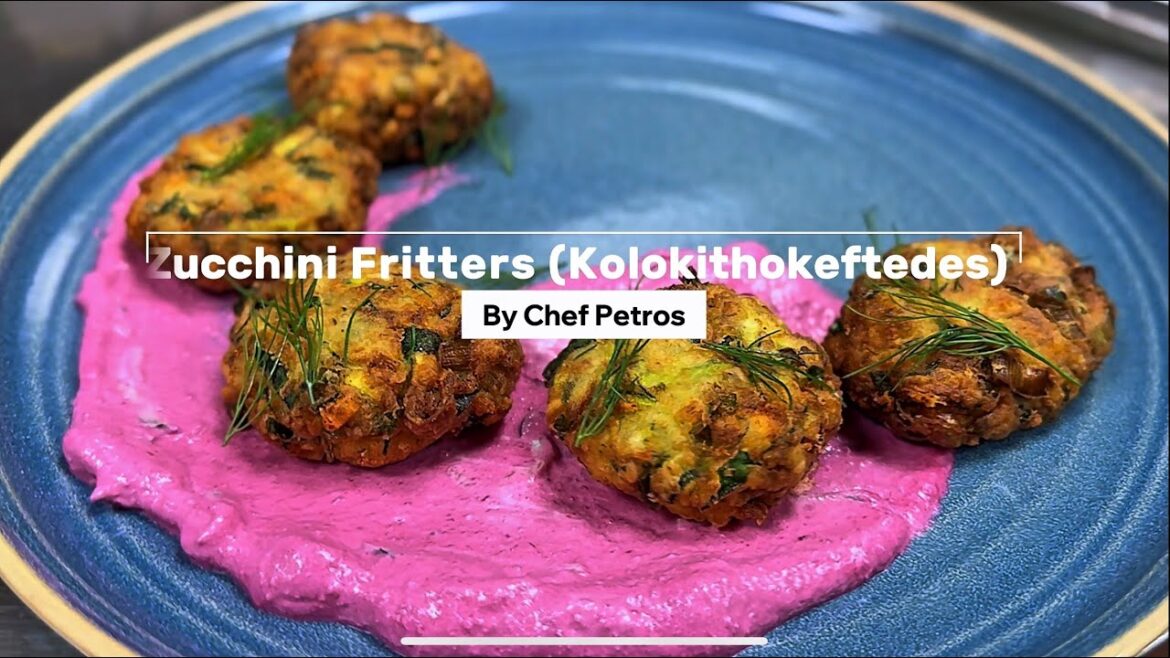 Authentic Greek Zucchini Fritters Recipe (Kolokithokeftedes) by Chef Petros Markopoulos Authentic Greek Zucchini Fritters Recipe (Kolokithokeftedes) by Chef Petros Markopoulos