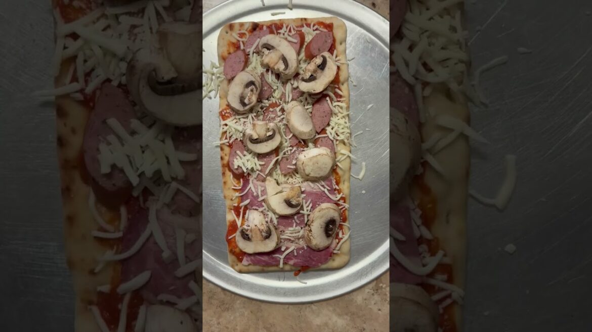 Homemade Bacon & Sausage Pizza with Veggies | Colorful #homemadepizza #pizzanight #easycooking Homemade Bacon & Sausage Pizza with Veggies | Colorful #homemadepizza #pizzanight #easycooking