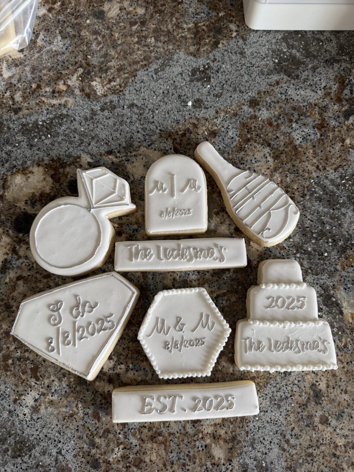 Wedding cookies (Practicing!)