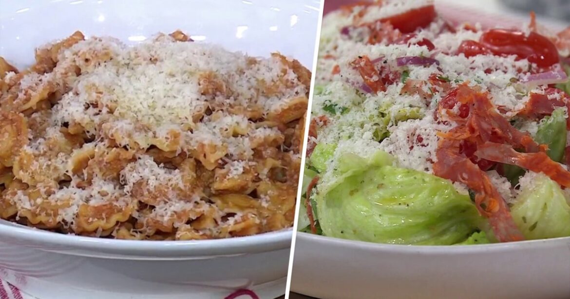 Ragu bolognese and pelato salad: Get Anthony Scotto's recipes!