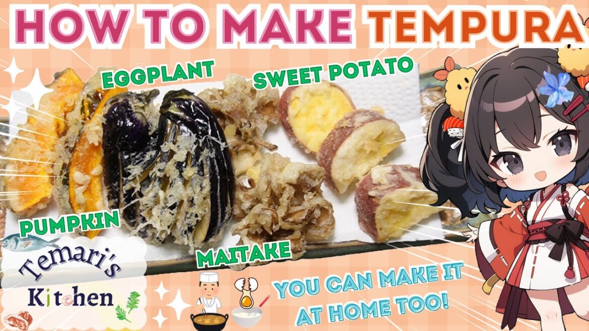 [Japanese Tempura recipe] How To Make Homemade Crispy Tempura!