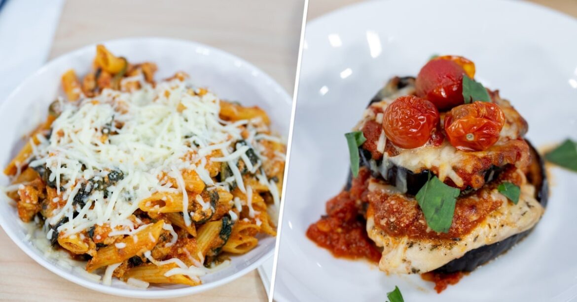 Try these Italian dishes that are supersized, but with a healthy twist!