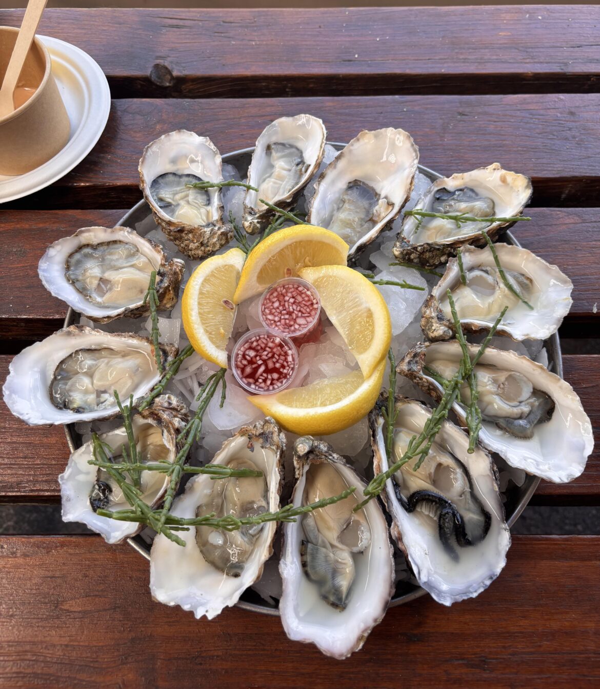 Solo date in London, UK for some delicious Irish oysters