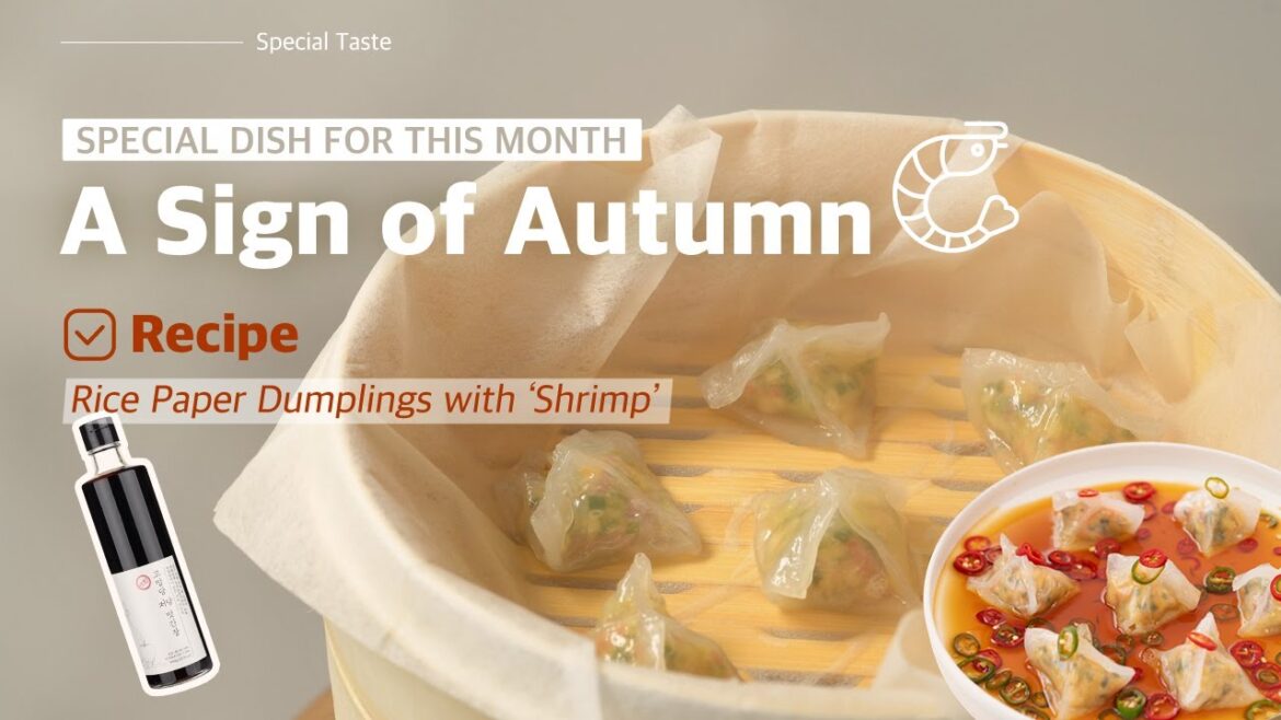 [Recipe] Rice Paper Shrimp Dumpling