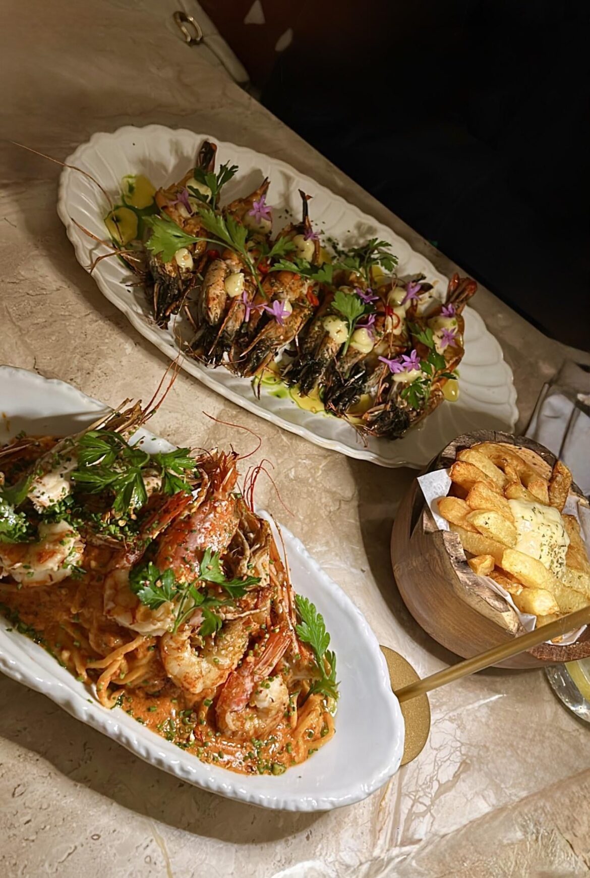 Prawns in all forms :)