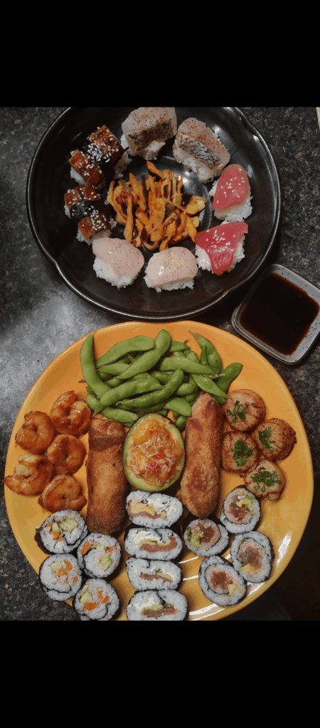 Some sushi I made, and other stuff