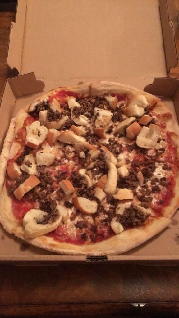 Cheesesteak pizza…