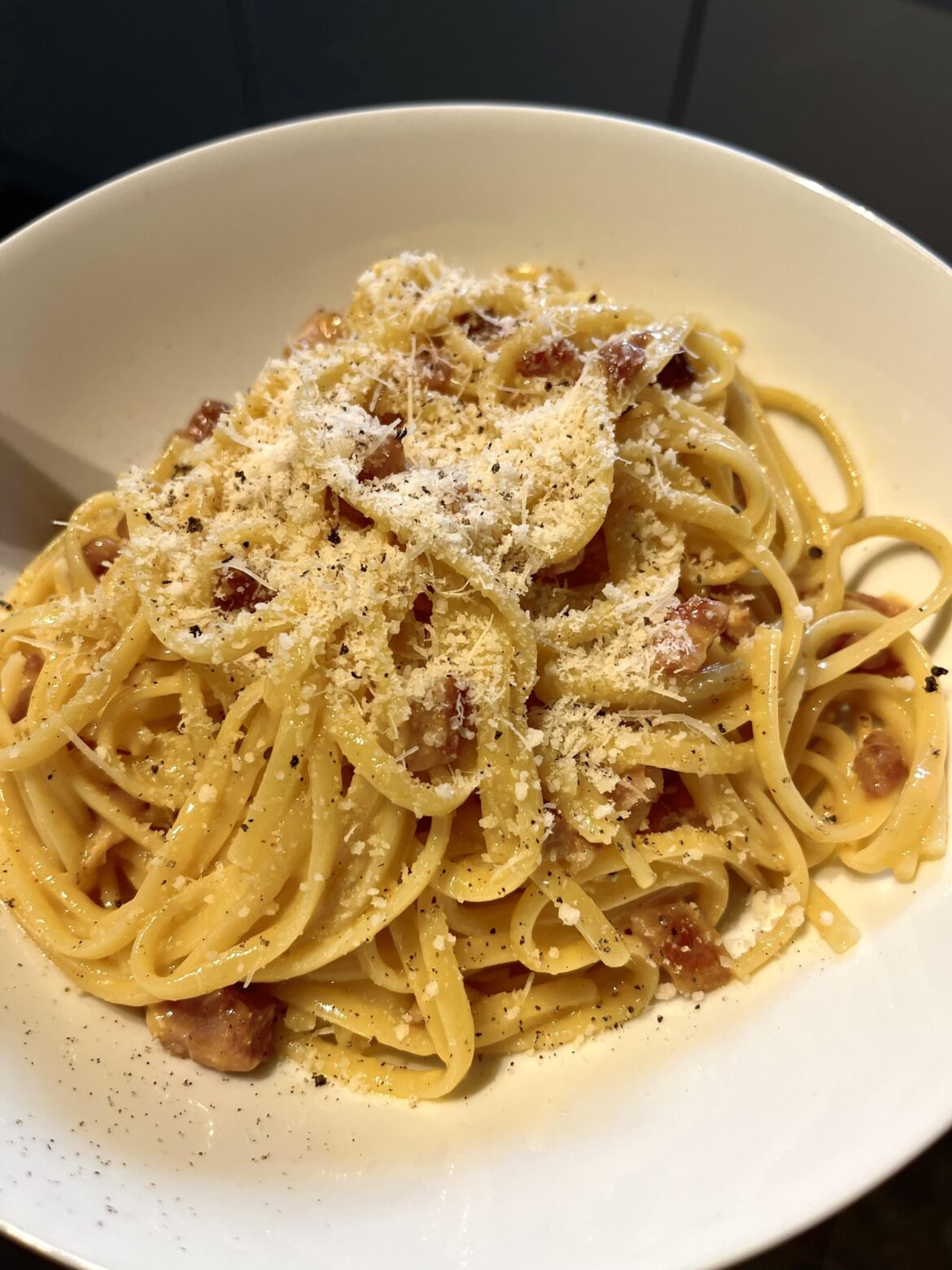 Actual carbonara - No cream!