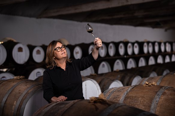 Chief winemaker Fiona Donald at Seppeltsfield, Barossa Valley, SA.