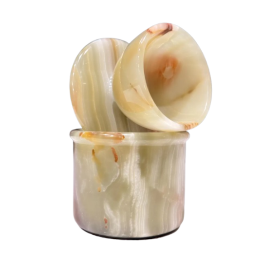 Onyx Marble Butter Bell from Etsy