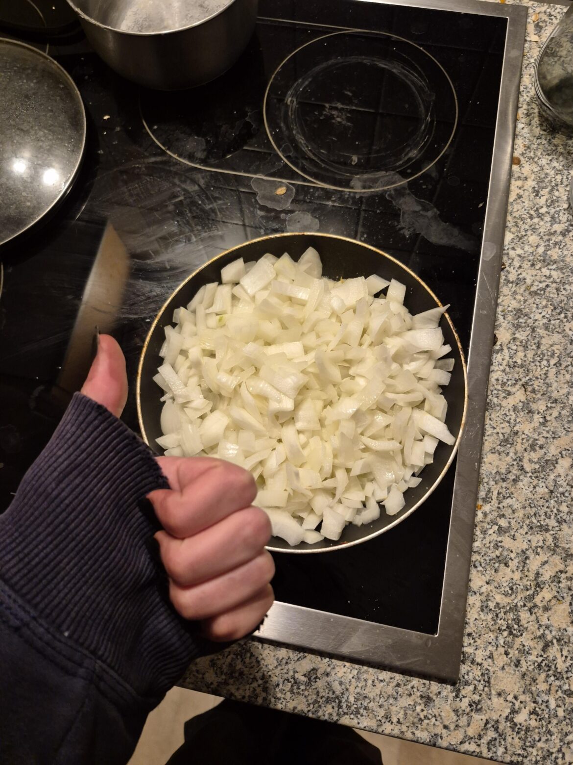 Dinner base (ignore the grease)