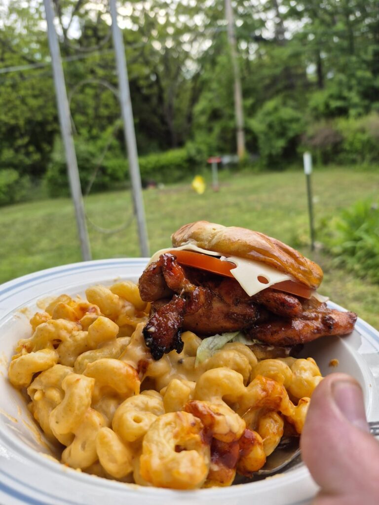 Bbq chicken sanwich