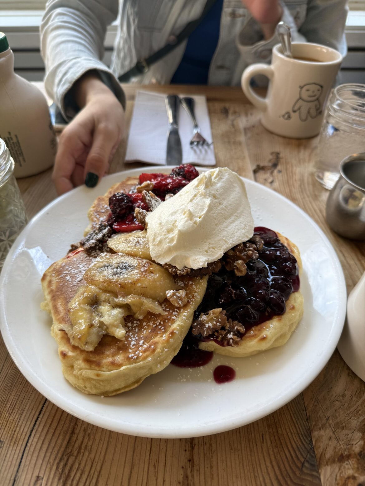 finally tried pancakes from bubby's