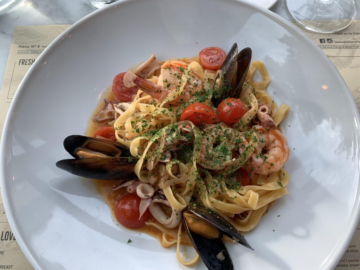 Seafood pasta