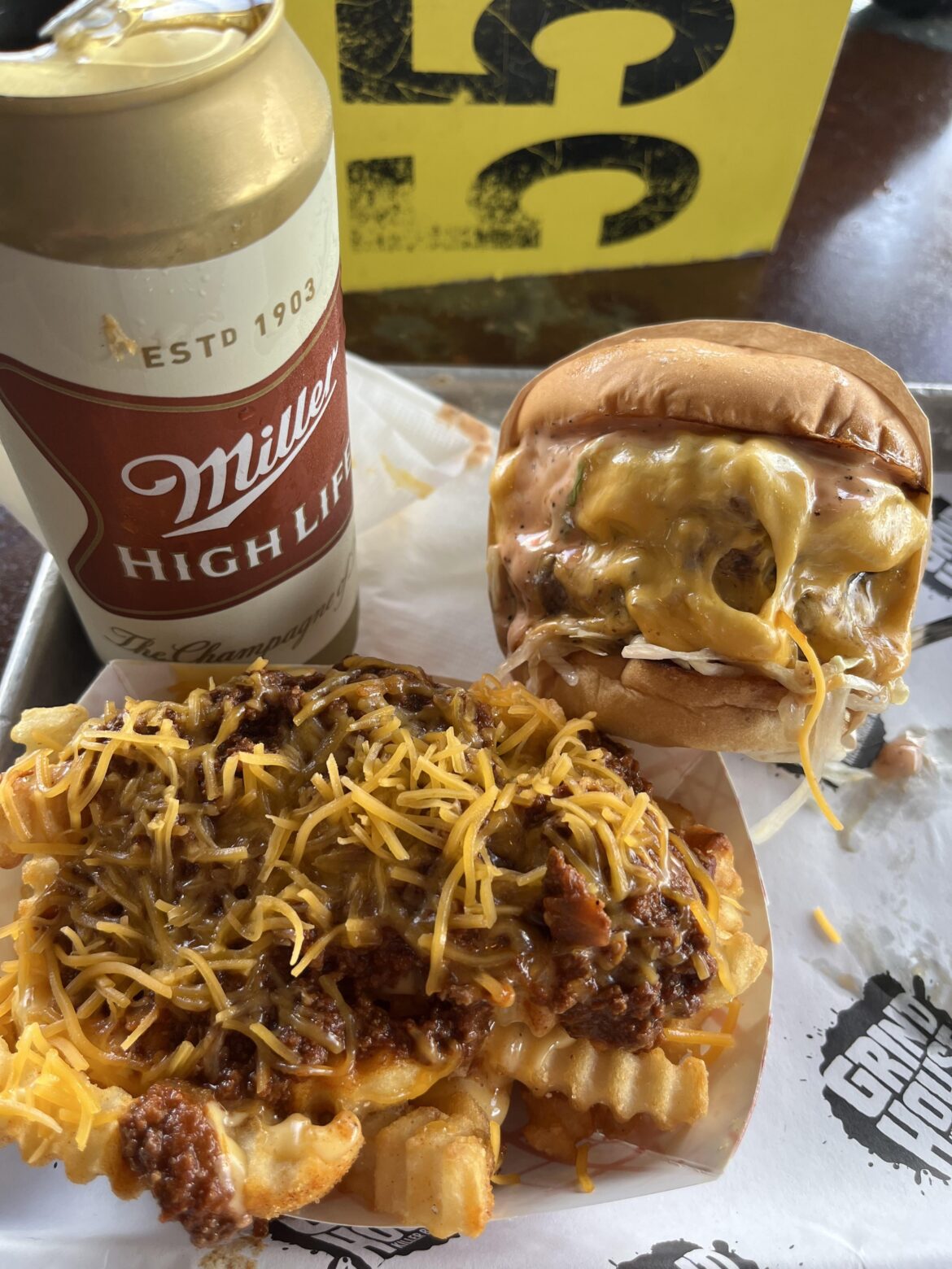 Grindhouse burger in Atlanta