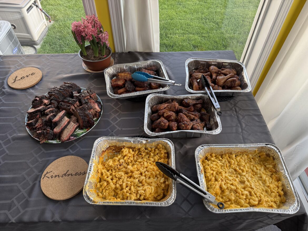 First time catering an event.