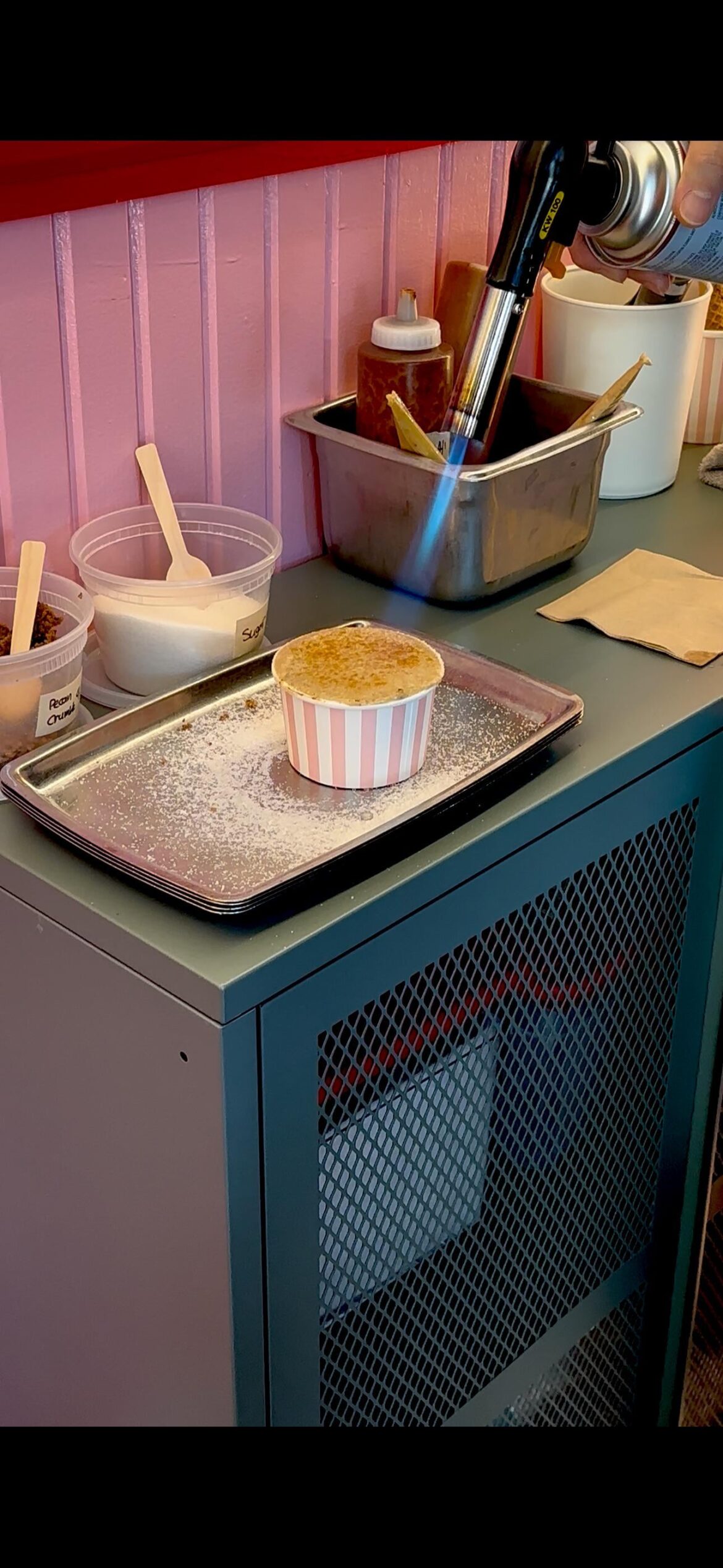 Korean Sweet Potato Brûlée Sundae - come on and try it only at Lefty_Gelateria located inside STILE Hotel!! :):)