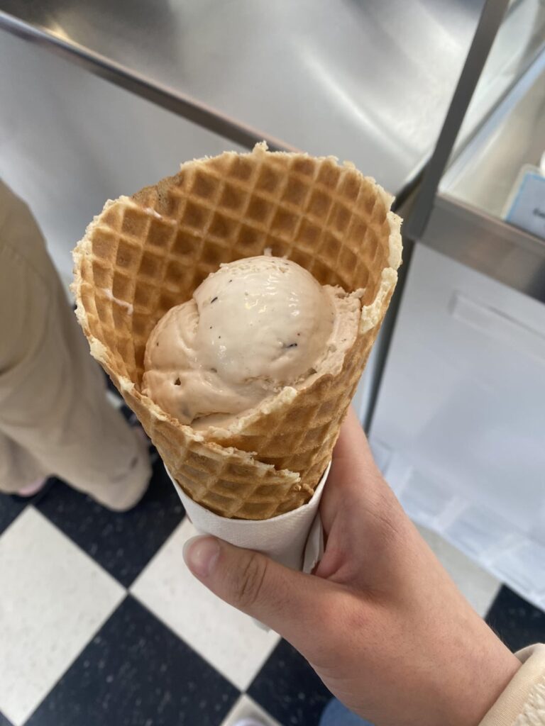 Does 700 sound right for this ice cream in a waffle cone?