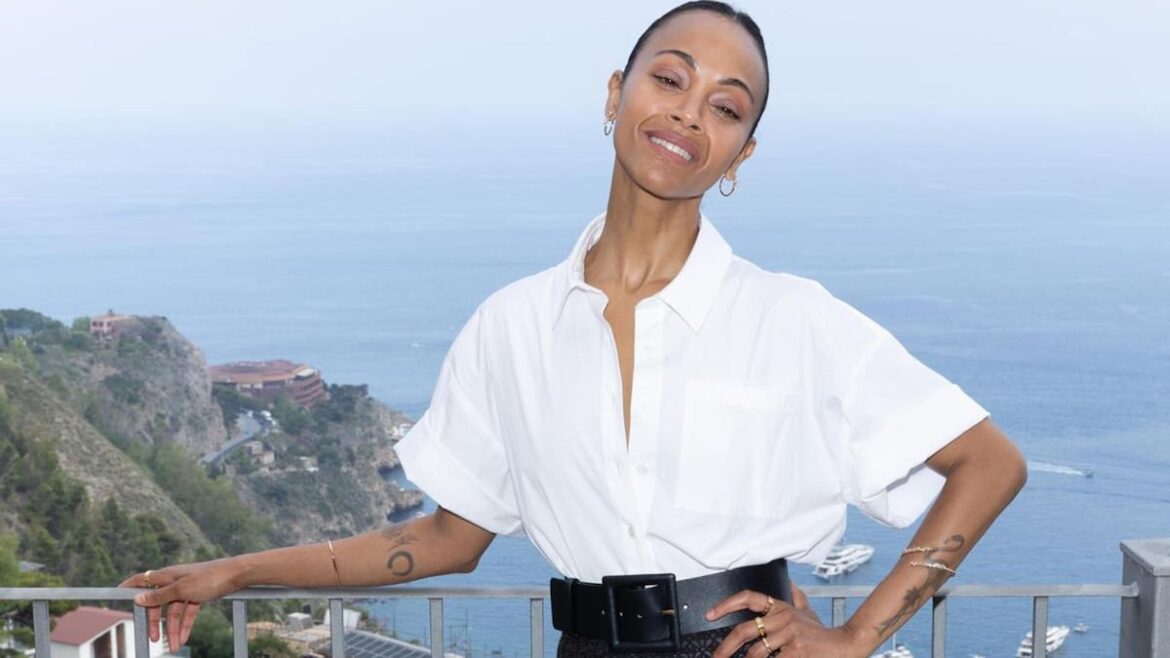 Zoe Saldaña takes Italian cuisine by storm