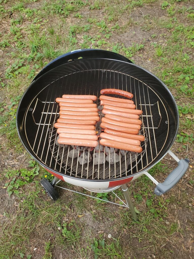 First cook on the new weber