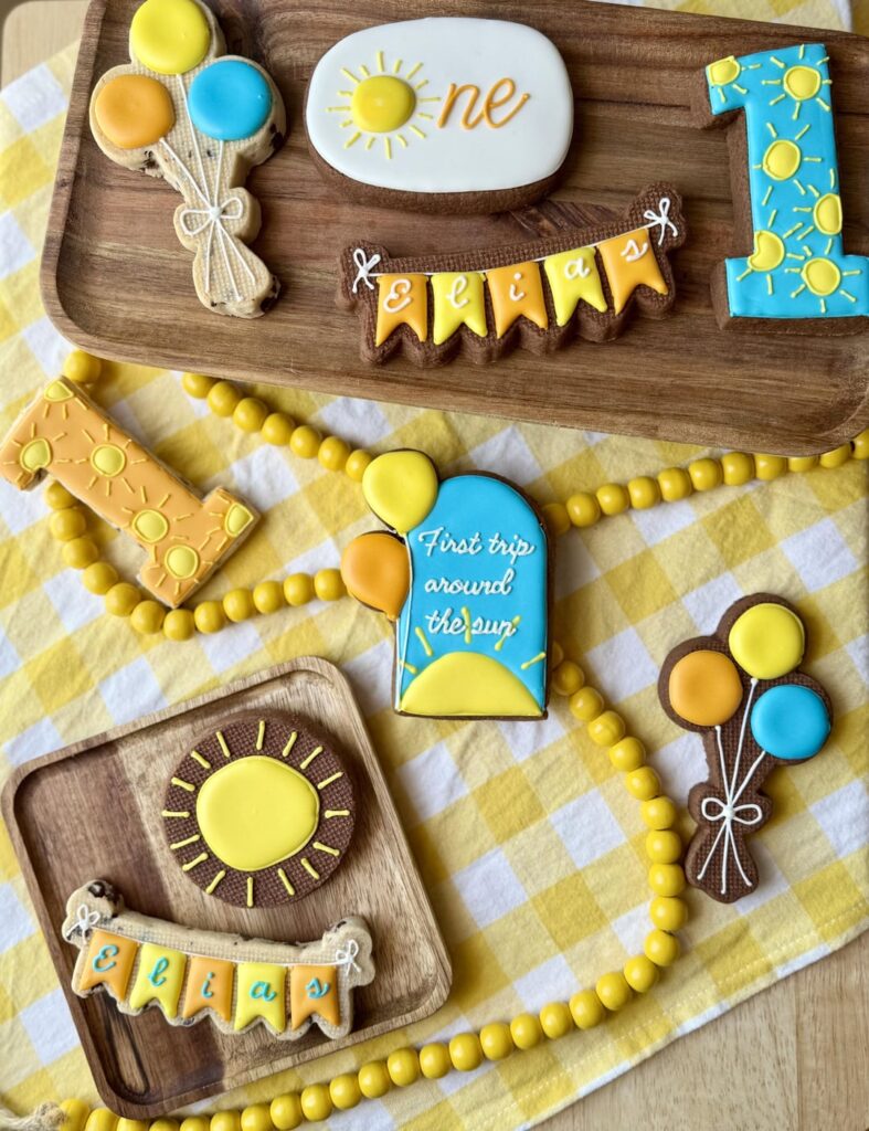 My son’s 1st birthday cookies!