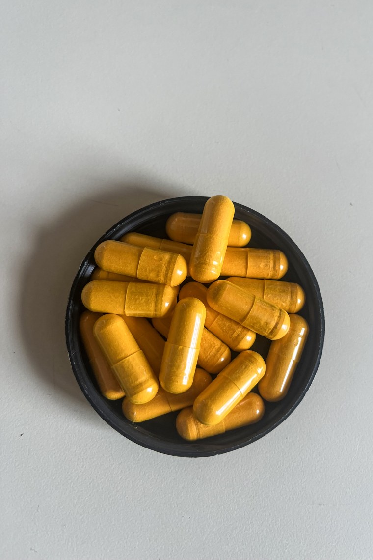 Turmeric pills.