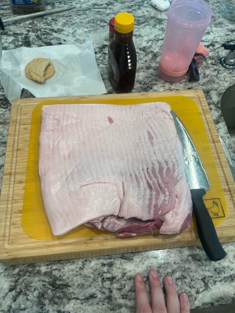 Pork belly prep help.