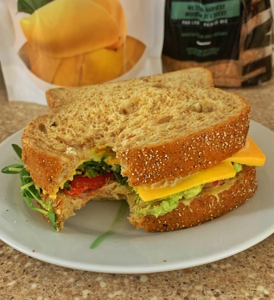 A cheese sandwich for springtime
