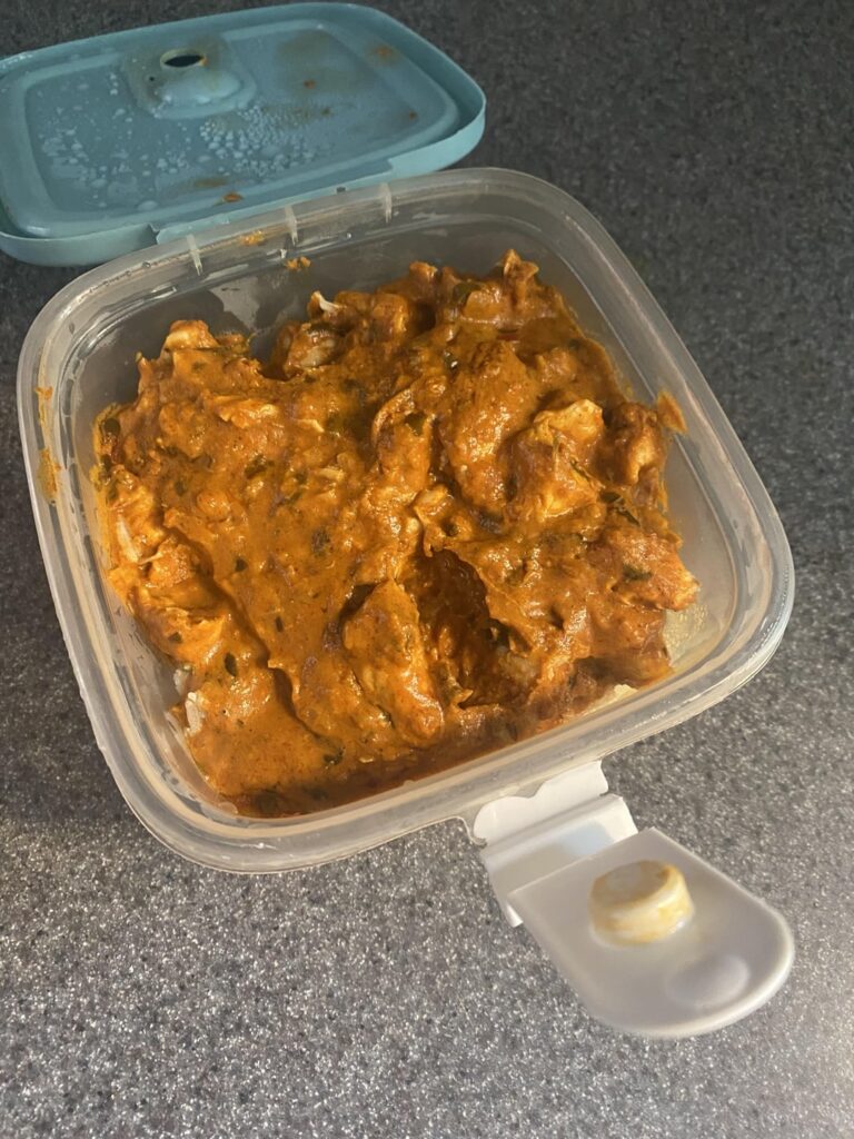 Please help!! Butter chicken and rice calories?