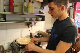 My French taco being prepared, continued, courtesy David Hammond
