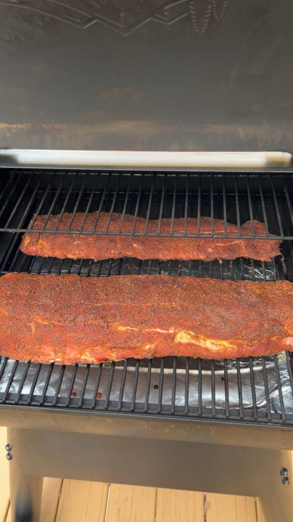 First meal on hand me down Traeger