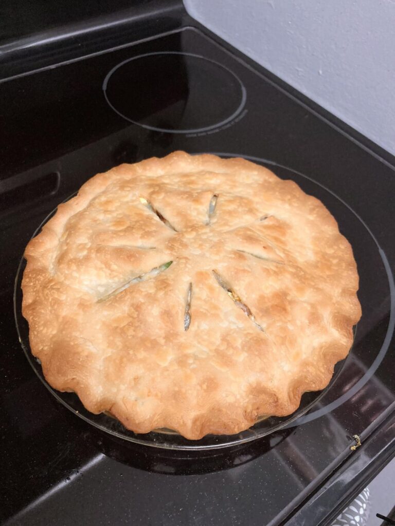 Pot pie for dinner this week!