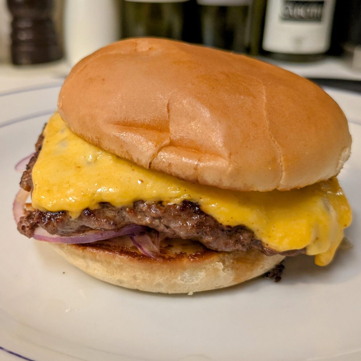 My Sunday Night Cheeseburger.