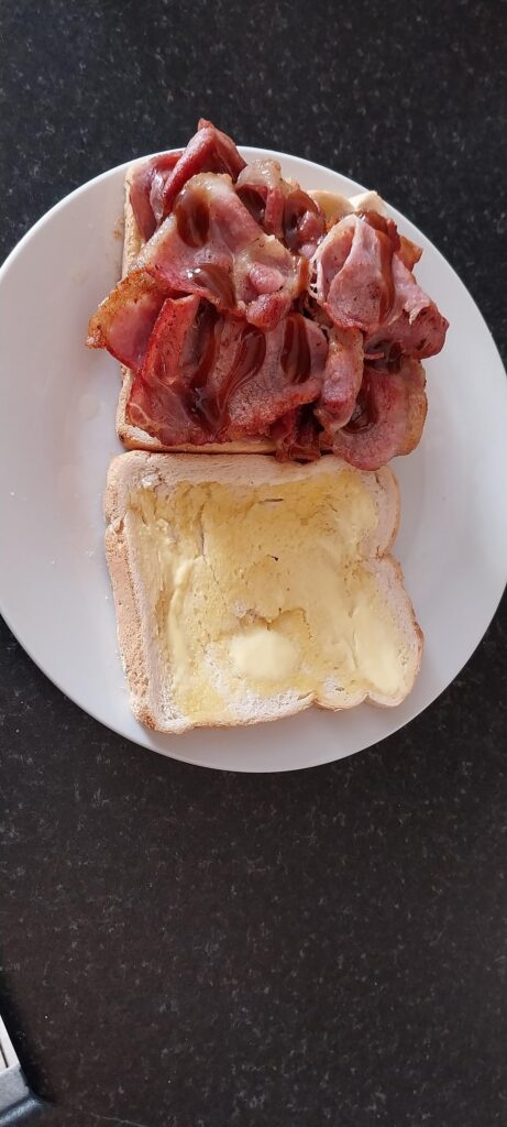 Post Night Shift Bacon Sandwich