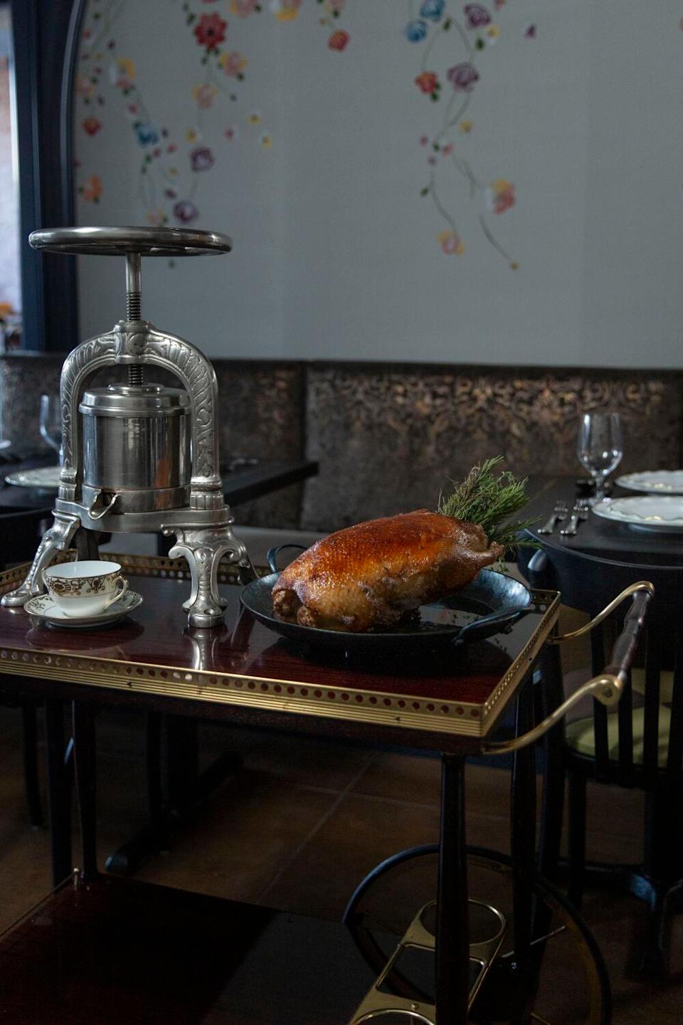 Beran's Canard Rouennais a la Presse