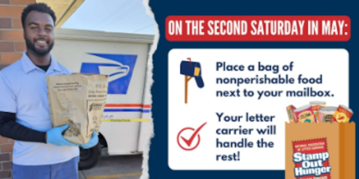 Knox County USPS workers to deliver food to pantries for ‘Stamp Out Hunger’ food drive Knox County USPS workers to deliver food to pantries for ‘Stamp Out Hunger’ food drive