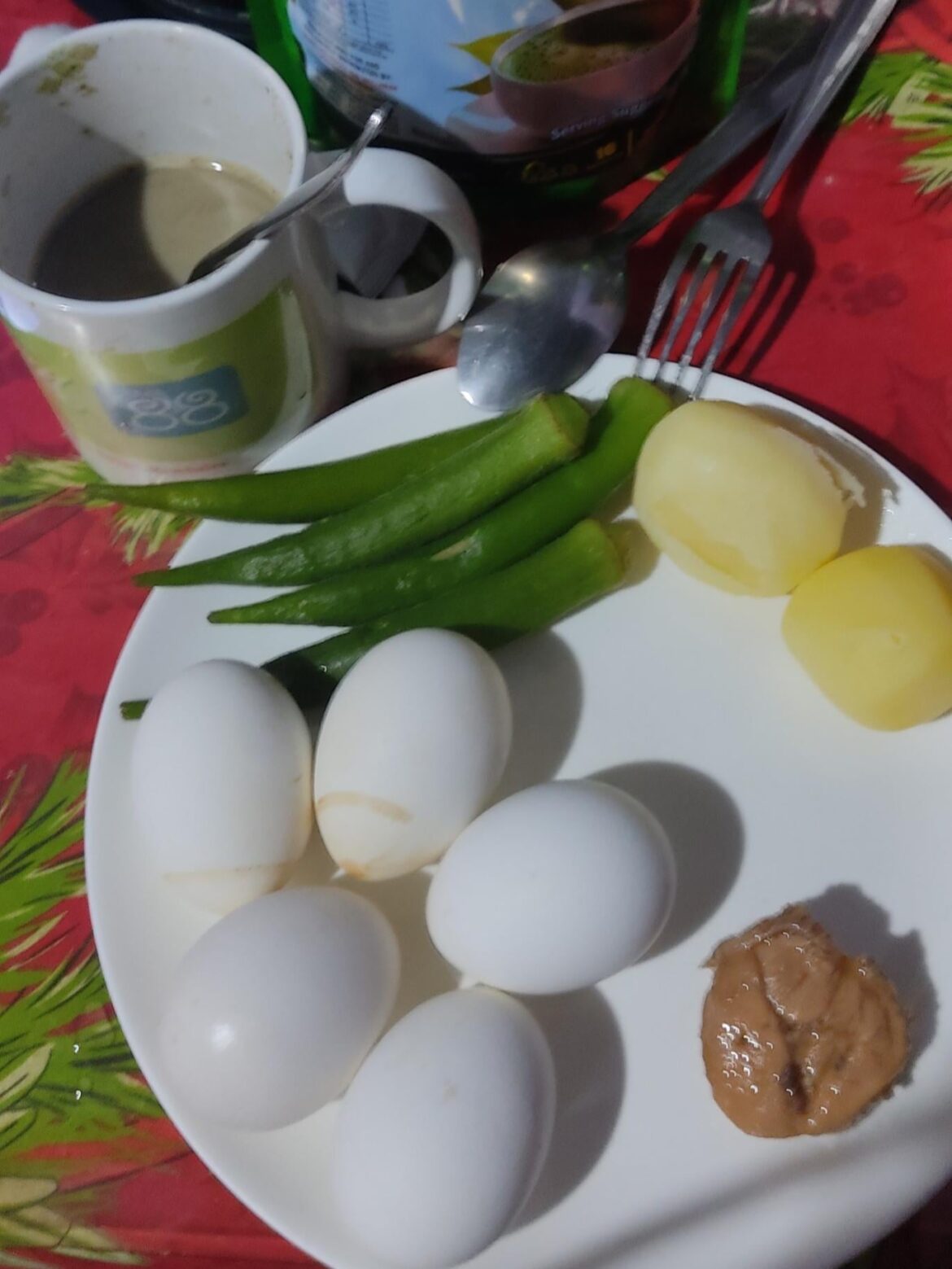 My friend on Facebook often posts his meals and this is what it looks like most of the time