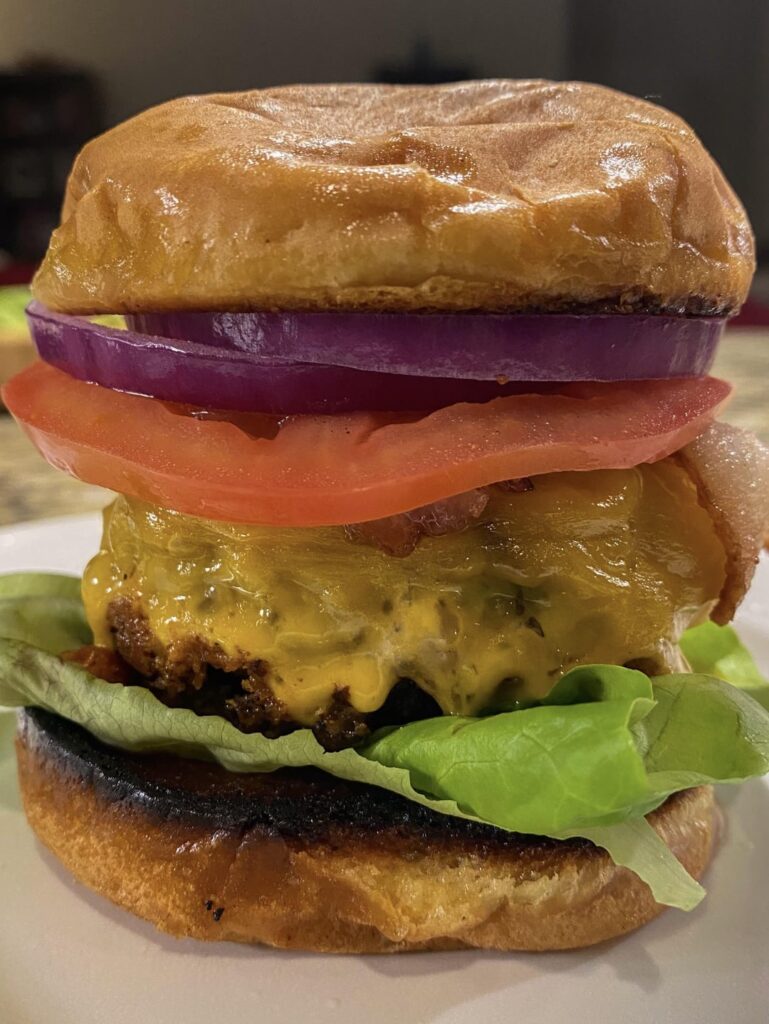 I was craving a bacon cheeseburger.