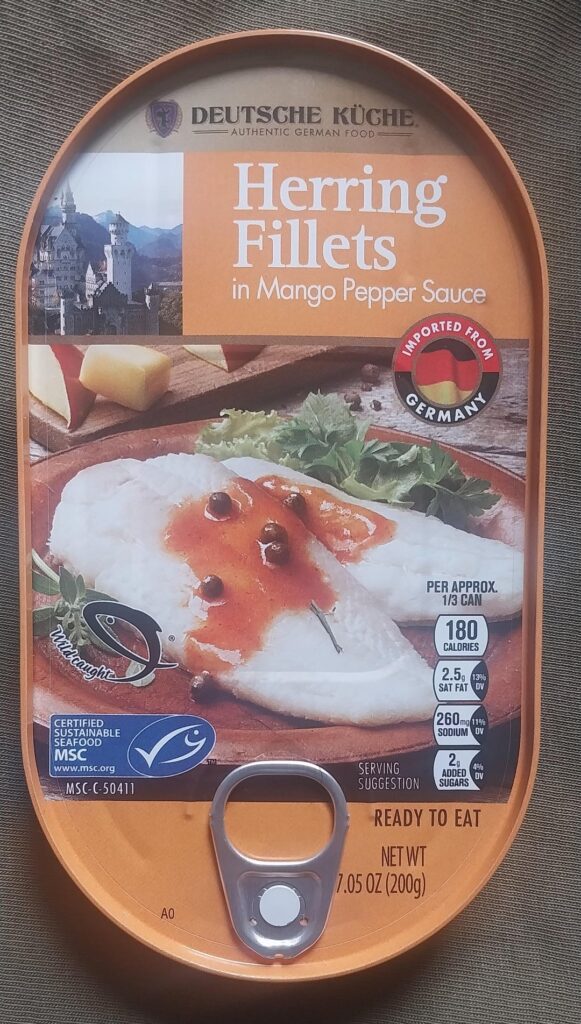 Herring Fillets in Mango Pepper Sauce