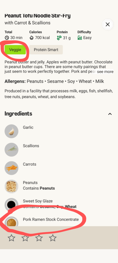 Veggie Meal that Isn't Vegetarian 😡