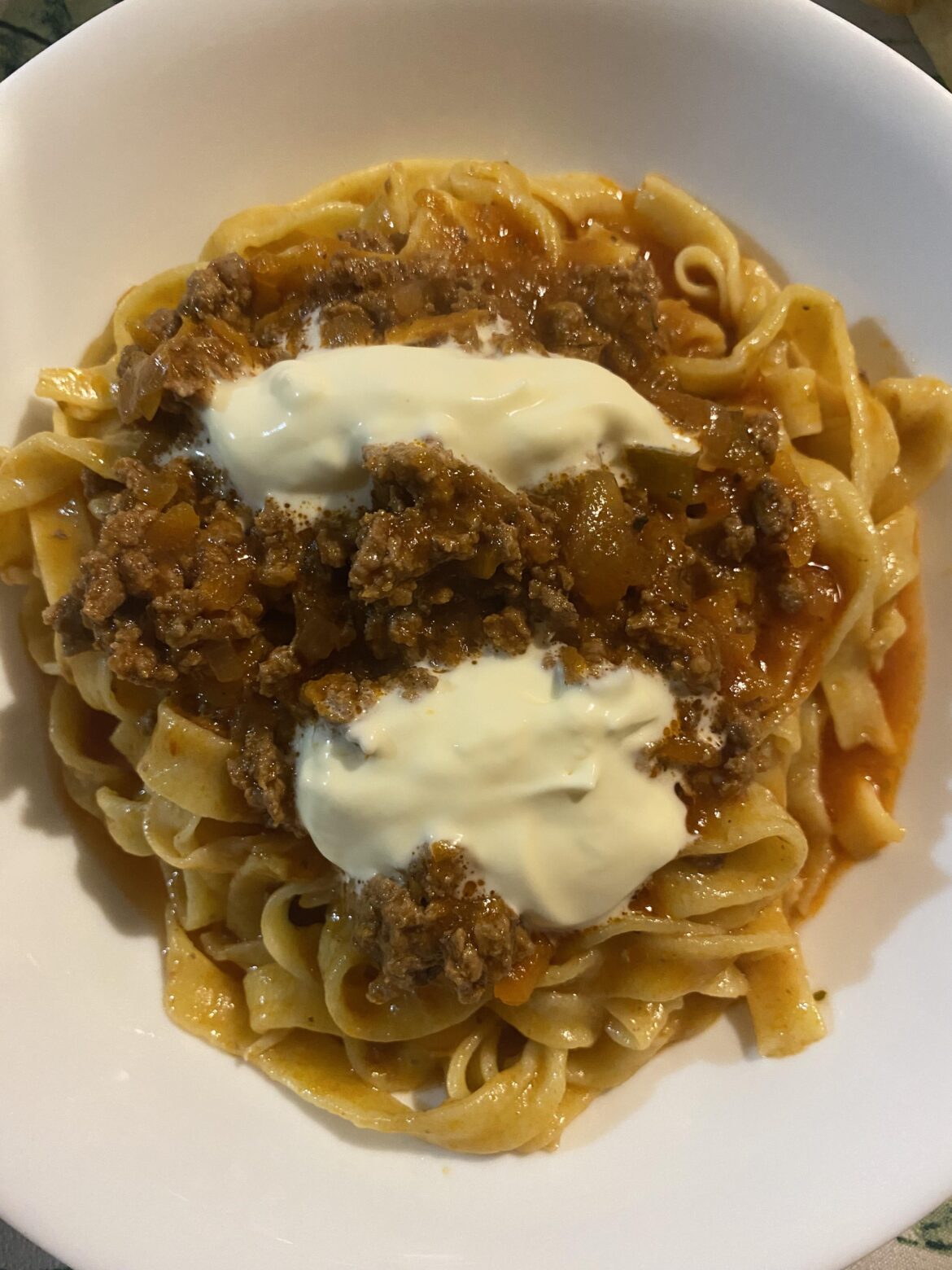 Noodles with sauce 🤤