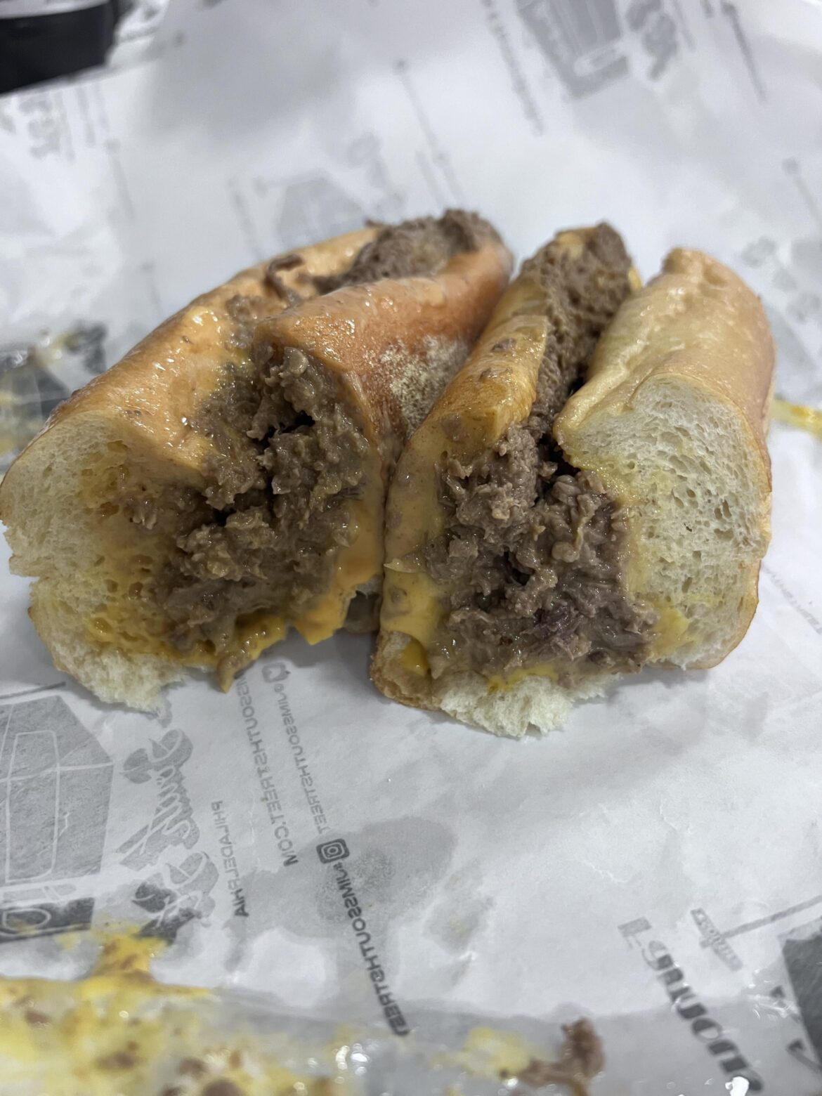 Jim’s South St - wiz without. Perfect cap to a Phillies win, never disappoints