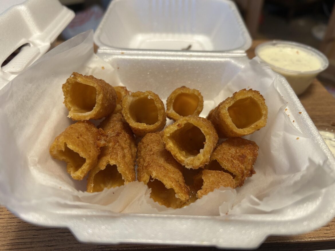 Delectable dairy free mozzarella sticks