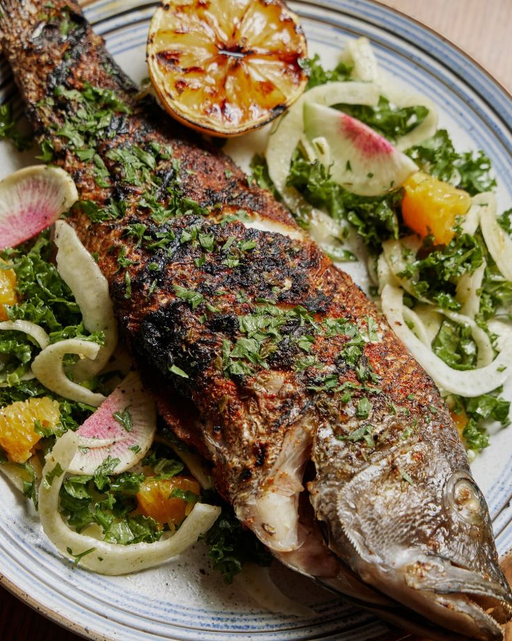 grilled fish at moona