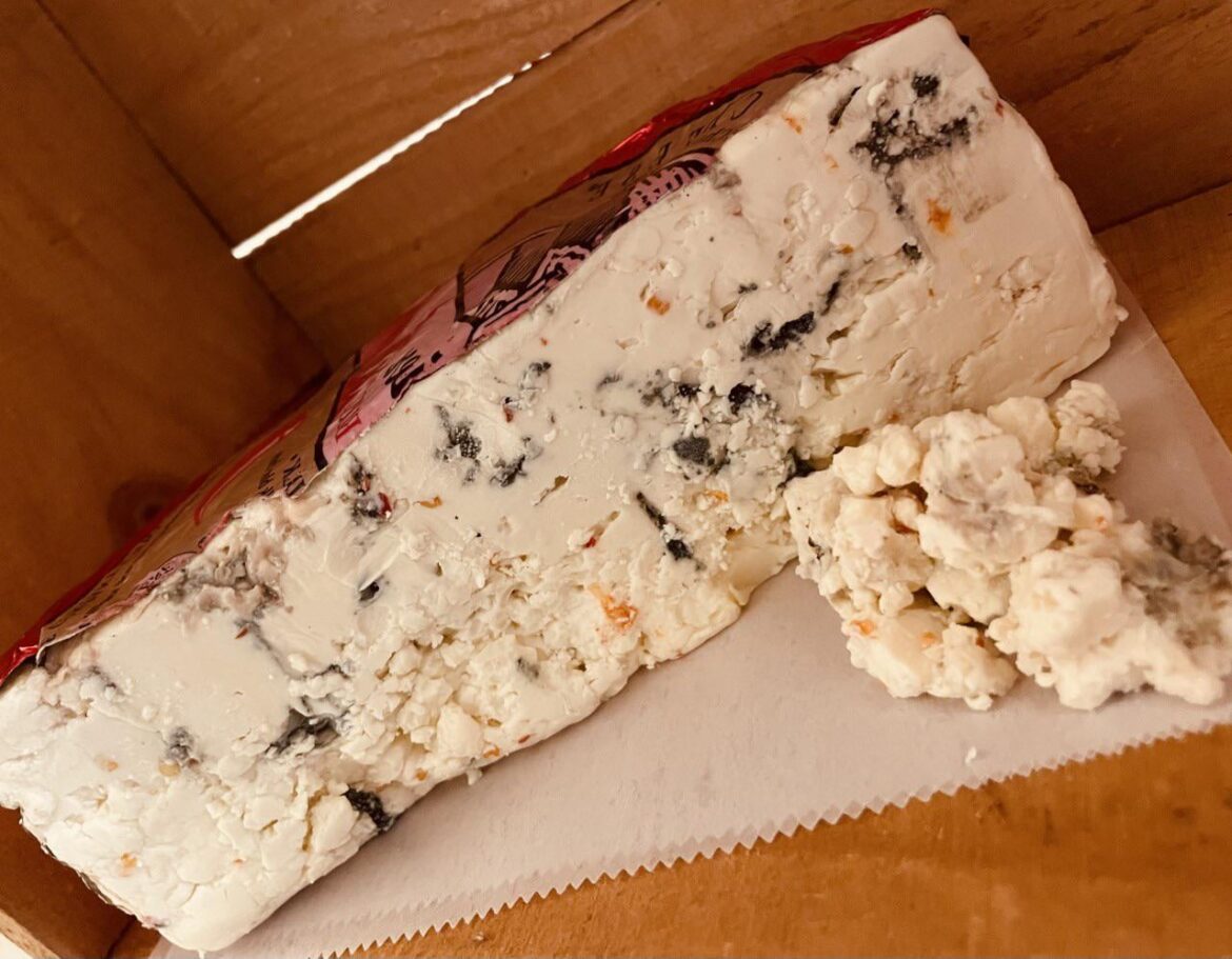 Day 1667 of posting images of cheese until I run out of cheese types: Glacier Wildfire Blue